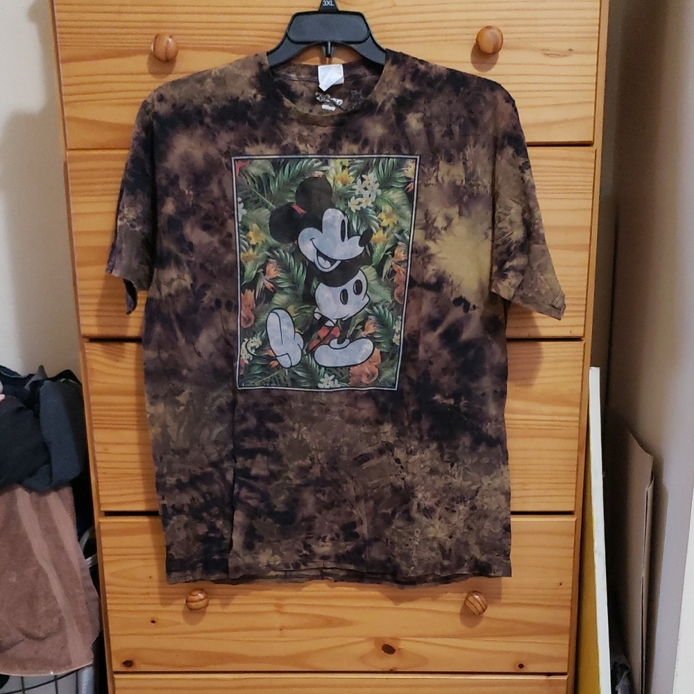 Disney Brown Tie-Dye Shirt